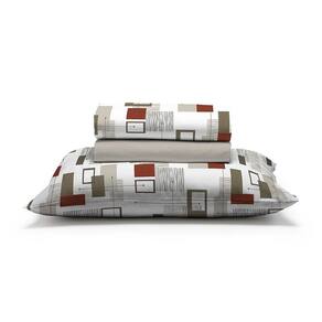 Jogo De Cama Solteiro 180 Fios Fiori - Samuel 7819