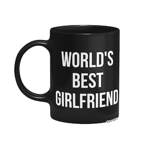 Caneca World`s Best Girlfriend - The Office - Preta