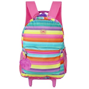 Mochila Rodinhas Infantil Estampada - Resistente e Prática