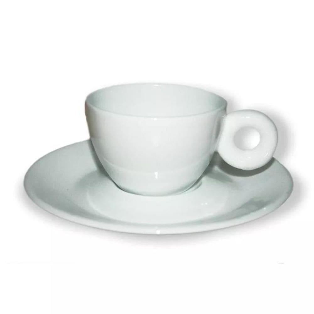 Xícara Rainbow 110ml Porcelana Bone China Kenya