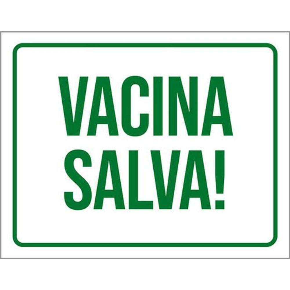 Kit 10 Placas Vacina Salva