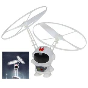 Mini Drone Astronauta Voador Boomerang USB Bateria Recarregavel LED Sensor Movimento Helice Diversao Criança Iluminaçao Luz Seguro Resistente