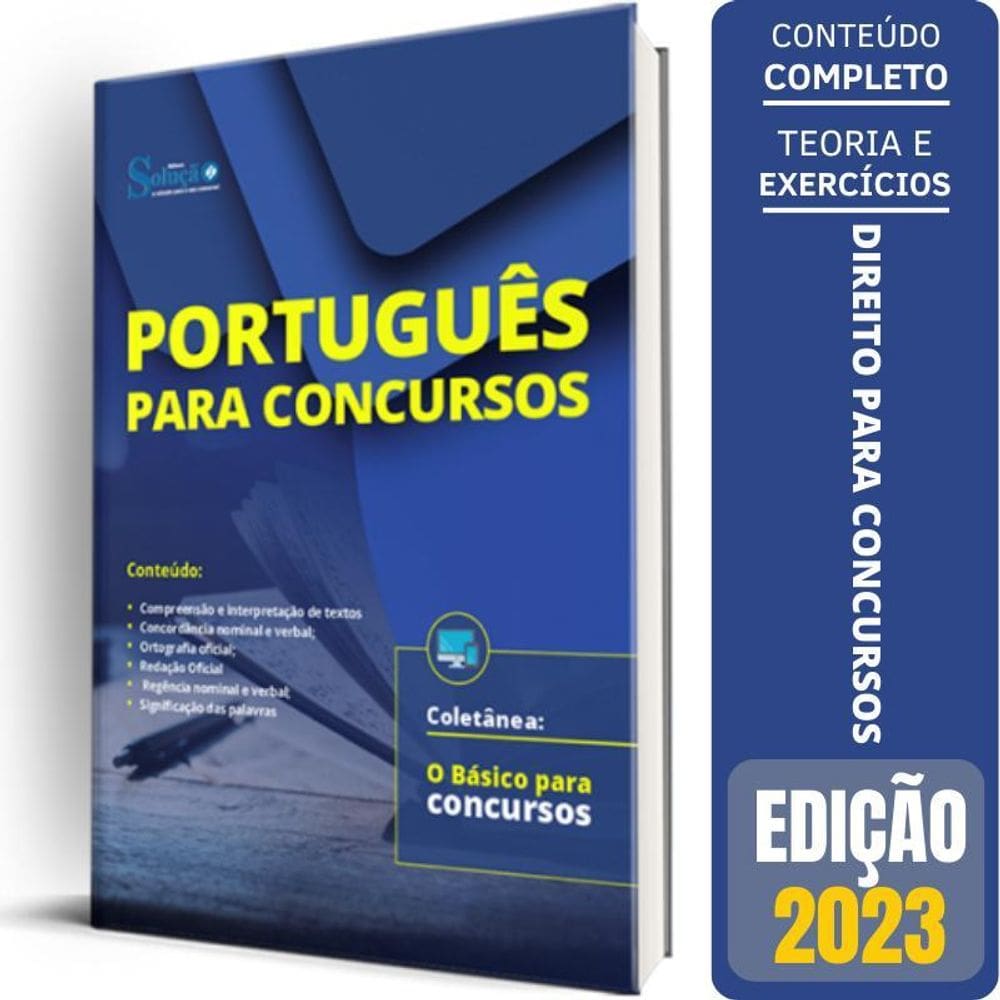 Apostila O Básico Para Concursos - Língua Portuguesa