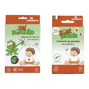 Kit Alívio Coceiras Insetos - 2 Adesivos Infantis