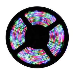 Fita De Led 5050 Rgb Rolo C/5 Metros 12V S/Silicone