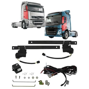 Kit Trava Elétrica Tragial TVFH Volvo Linha FH e FM 24V 2 Portas