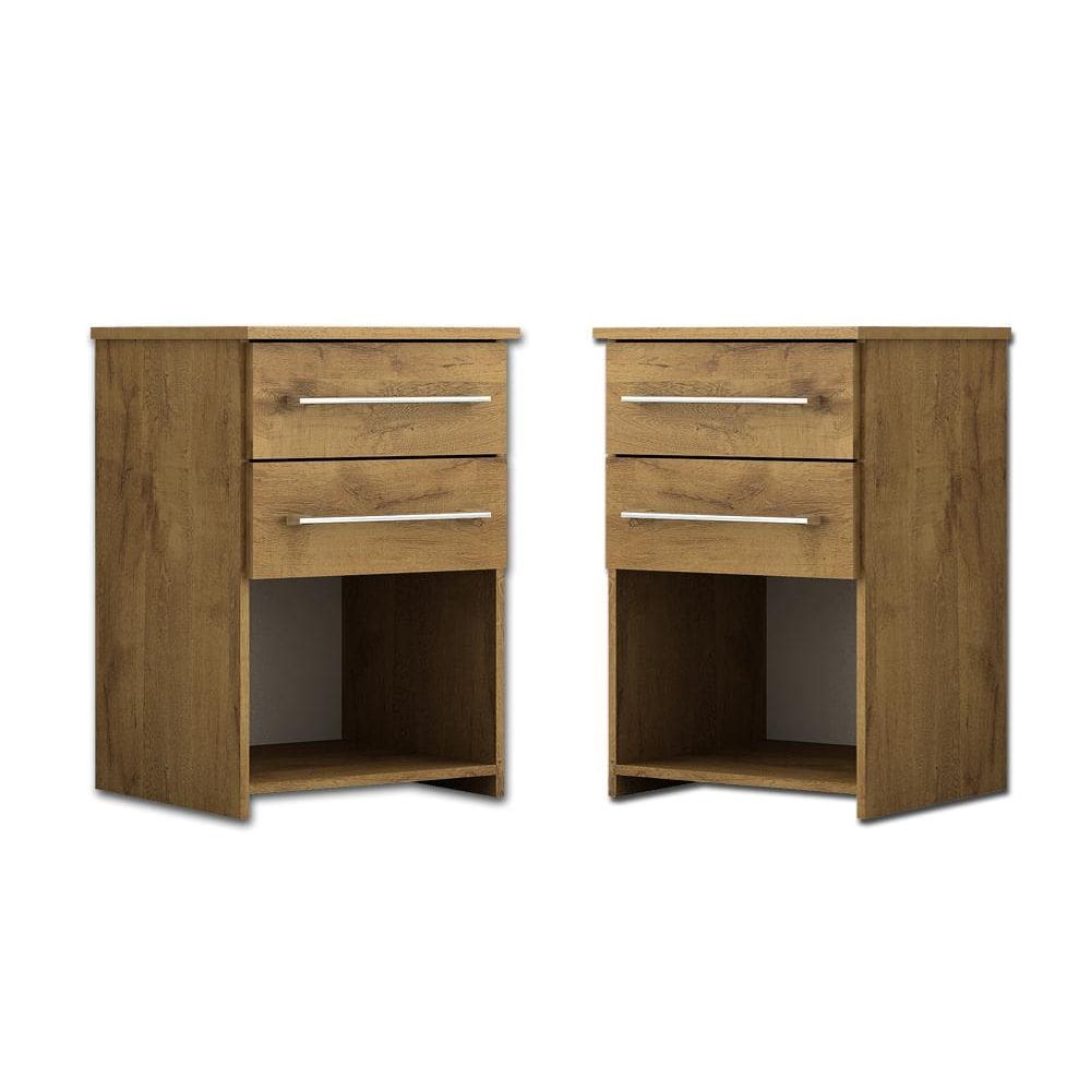 Kit C/ 2 Mesa De Cabeceira Bruna 4gav