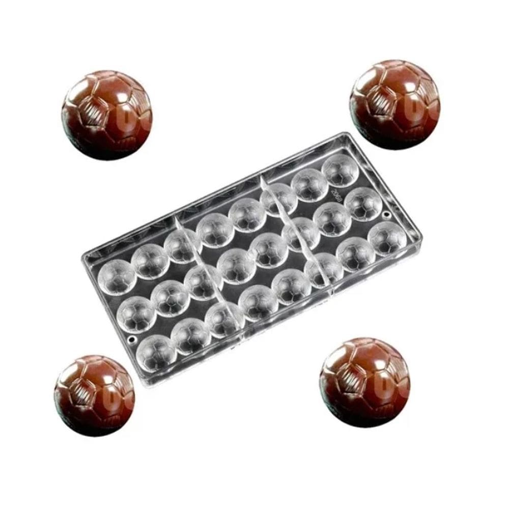 Forma Molde Confeitaria Fina Bola Para Bombons Chocolate