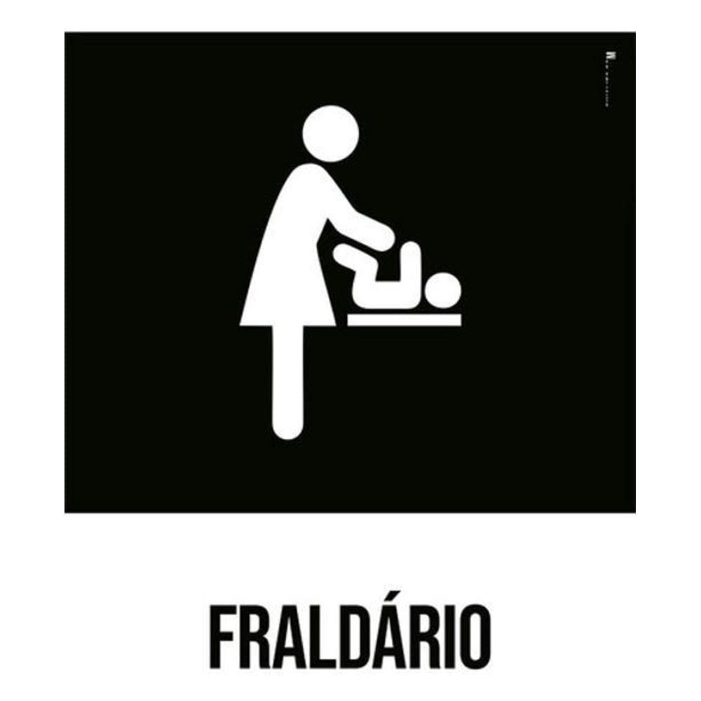 Kit 3 Placas Fraldário Desenho