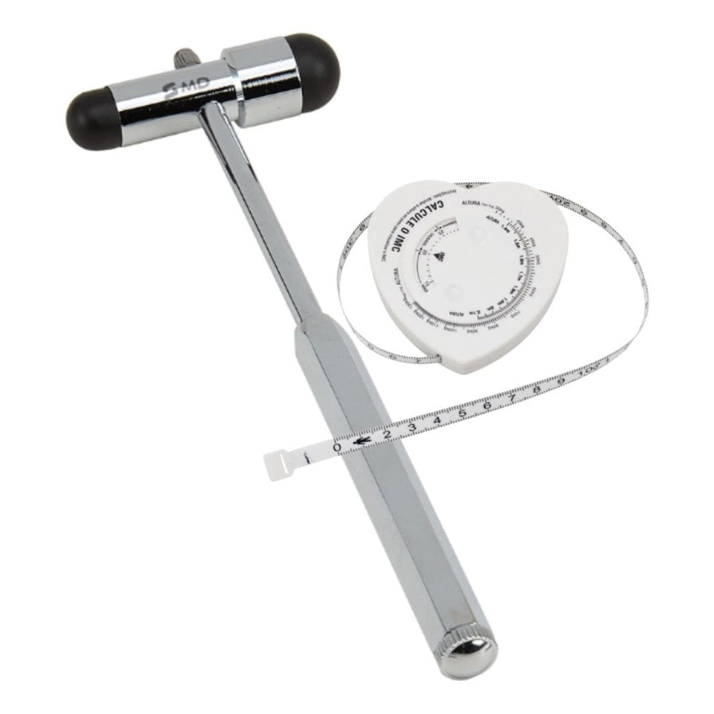 Martelo De Reflexo Neurológico Buck MD + Fita Trena Antropométrica SuperMedy