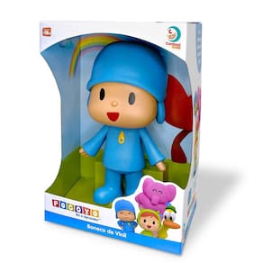 Boneco De Vinil Pocoyo Cardoso Toys 30cm +18M