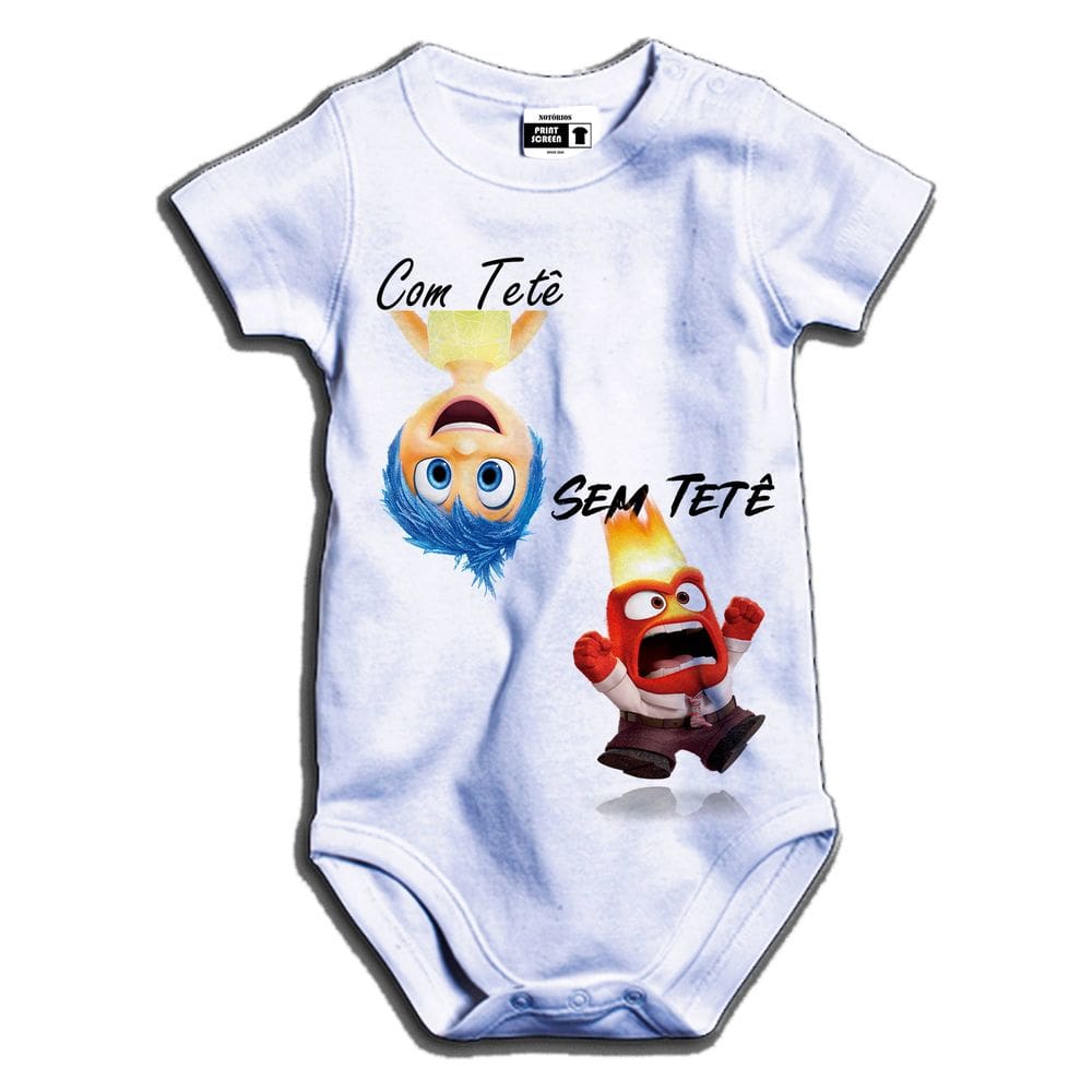 Body de Bebê Com Tetê Sem Tetê