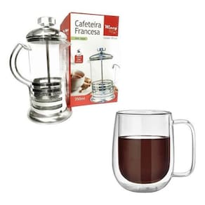 Cafeteira Francesa Prensa 350ml - Café e Chá | Marca Wincy