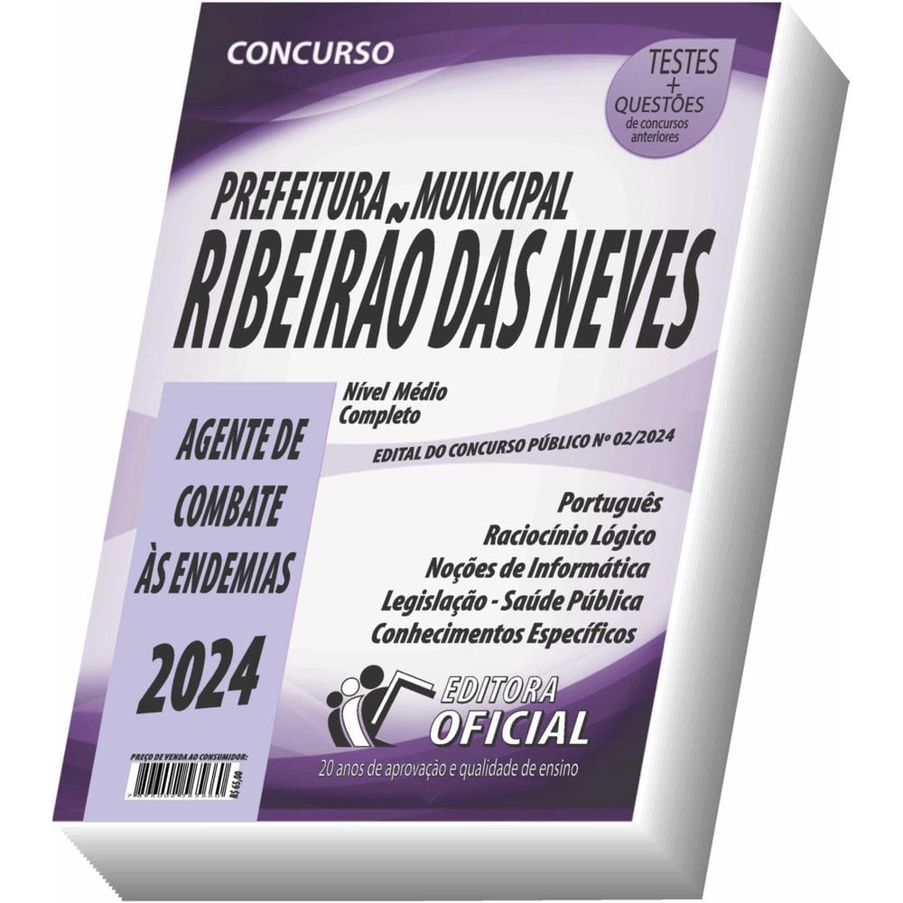 Apostila Ribeirão Das Neves Mg Agente De Combate Às Endemias