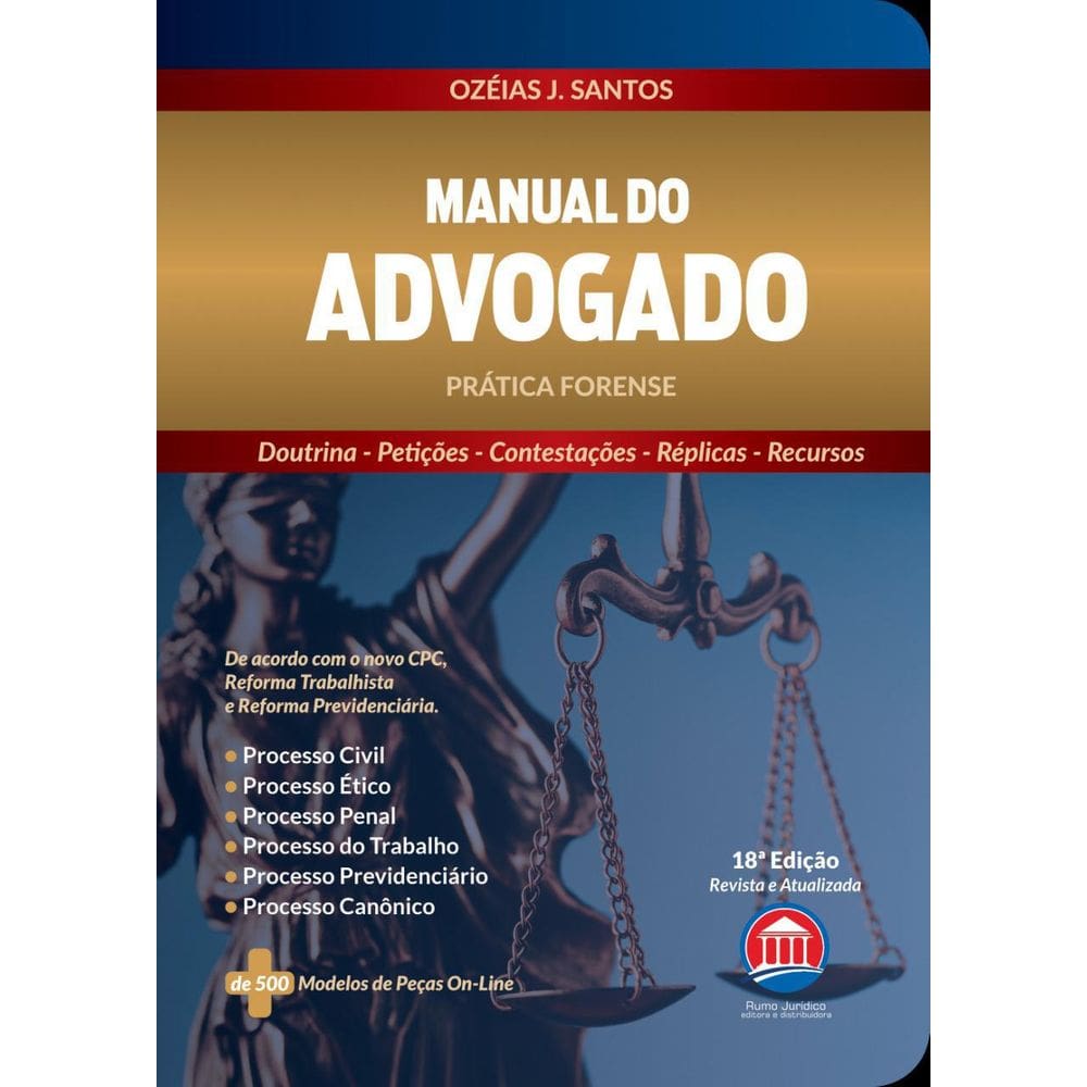 Livro Manual Do Advogado