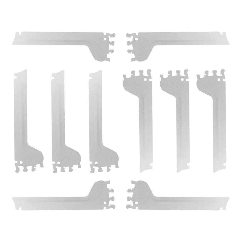 10 Mãos Francesas 30Cm Apoio Para Bandeja Gôndolas New Plus