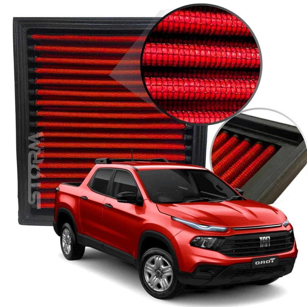 Filtro Ar Esportivo RS - Fiat Toro Turbo Diesel