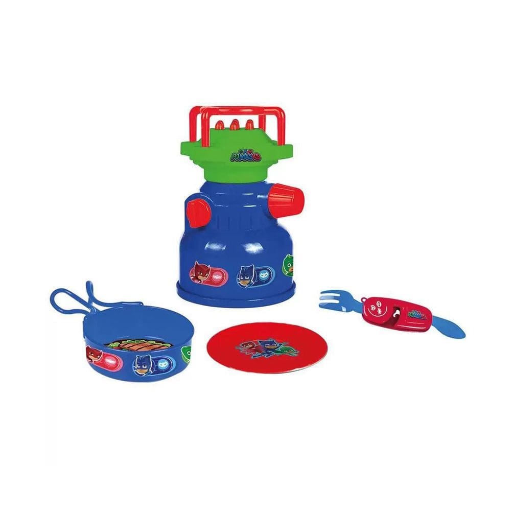 Brinquedo Kit Camping Refeição Com Fogareiro Pj Masks 1737