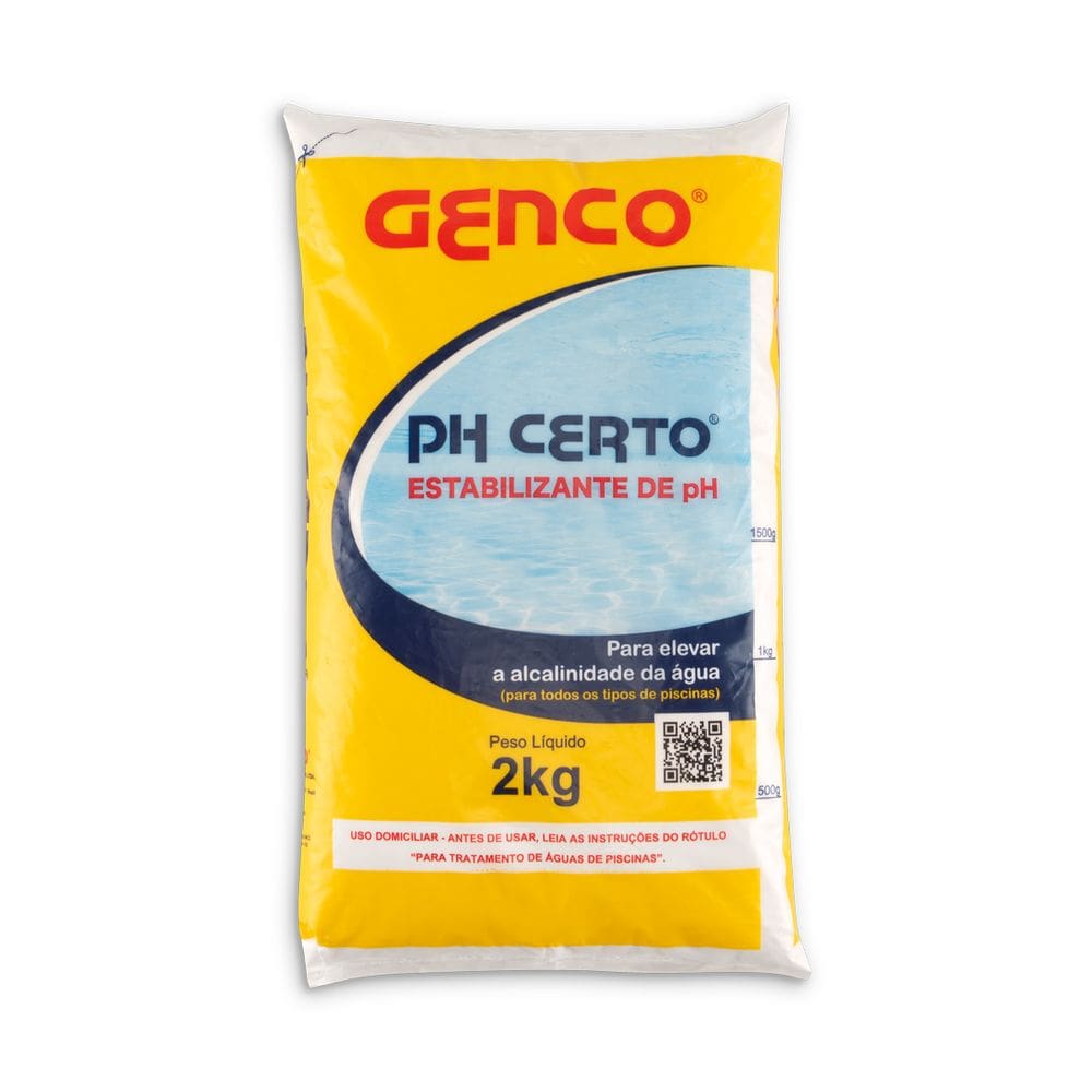 PH CERTO ESTABILIZANTE BICARBONATO DE SODIO GENCO 2kg