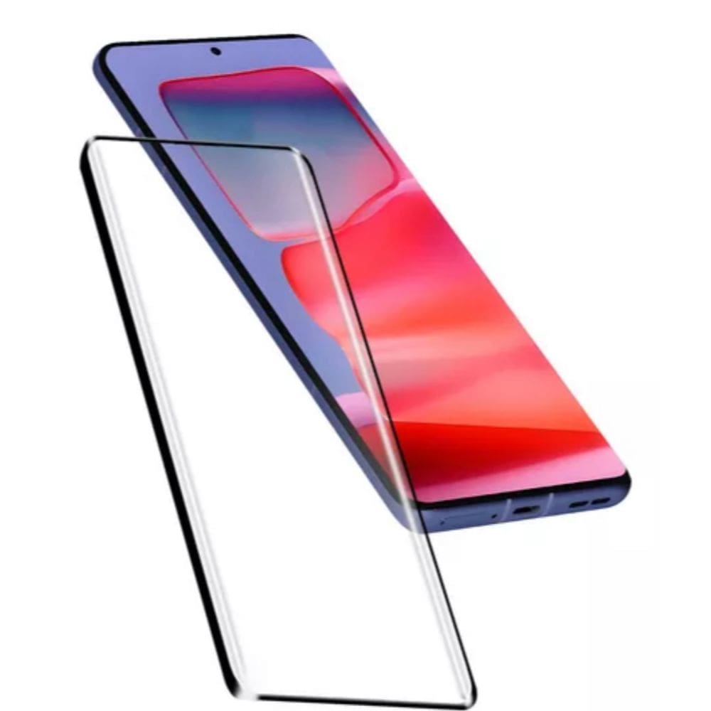 Película De Vidro Curva Temperada 3D 9D Para Motorola Moto Edge 50 Ultra