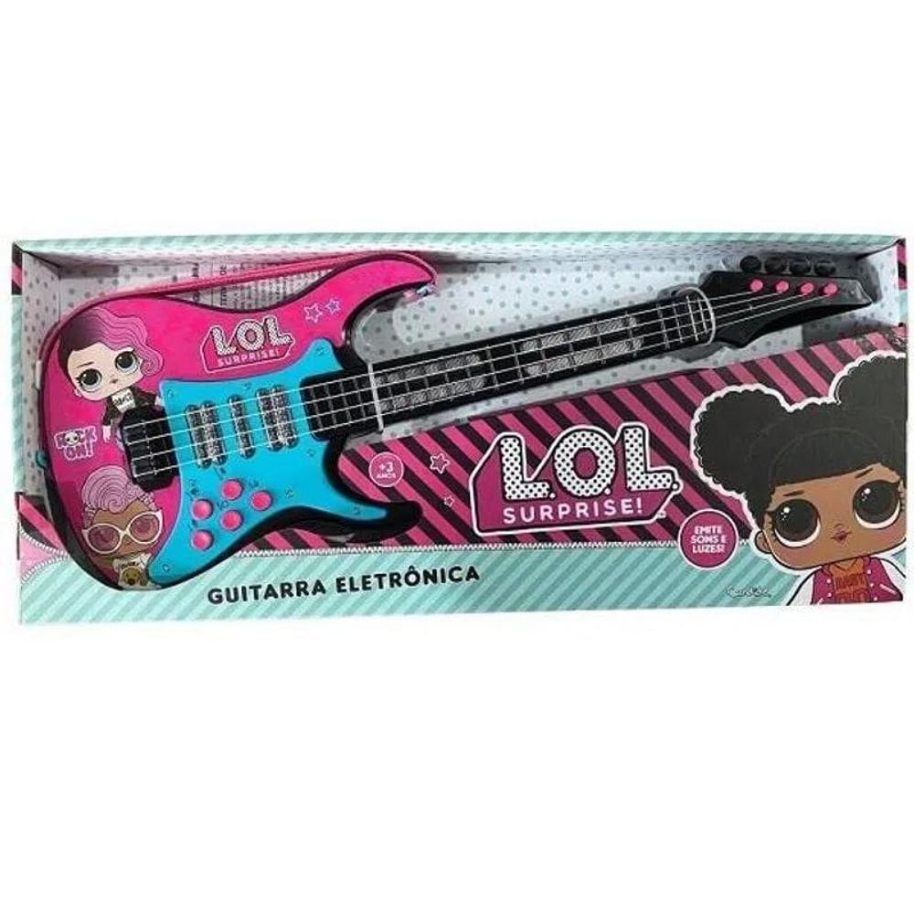 Guitarra Infantil LOL Surprise - Estilizada - 3 Anos