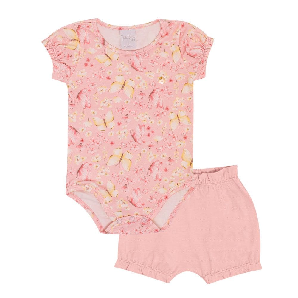 Conjunto Bebê Menina - Digital Rose - 50519-1123