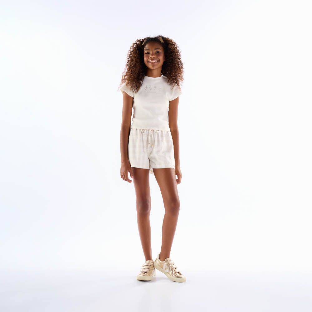 Conjunto Juvenil Menina - Off White - 50829-1271