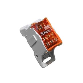 Bloco Distrib. Modular 150A 7 Terminais Bda125 Metaltex