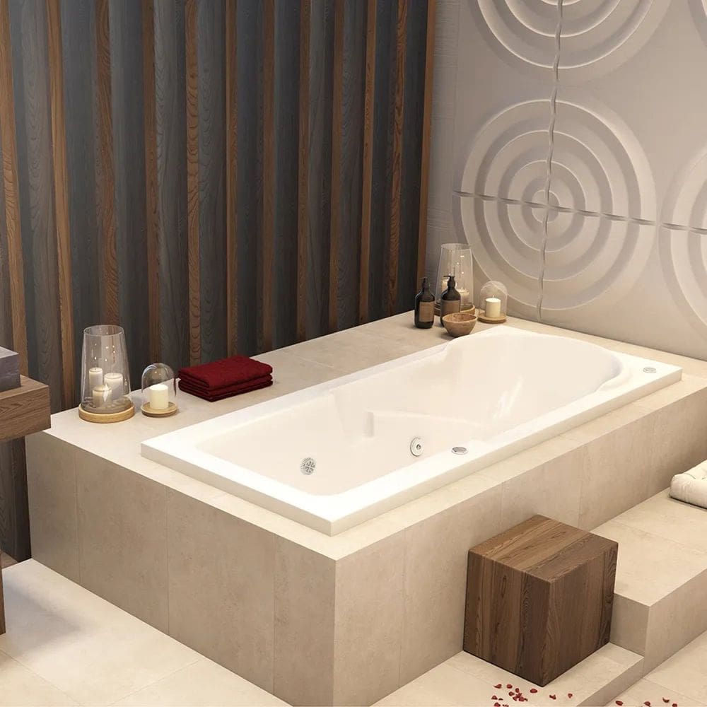 Banheira de Hidromassagem Capri Luxo 135x80x46cm - P1 - sem Aquecedor - Branco Branco