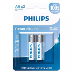 Pilha Alcalina Aa Philips Lr6P2B/59 Com 2Un
