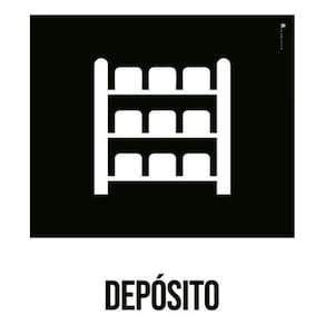 Kit 3 Placas Desenho Depósito