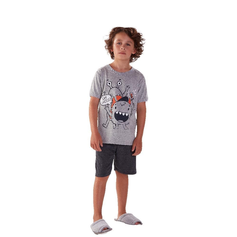 Pijama  -  Mescla Cinza  - 200262-567