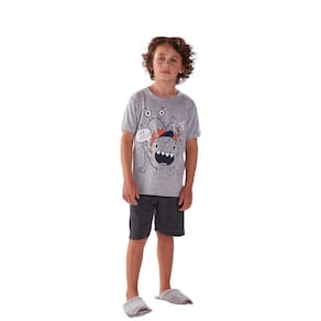 Pijama  -  Mescla Cinza  - 200262-567