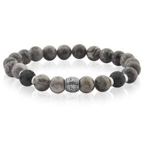 Pulseira Masculina Pedras Mescladas
