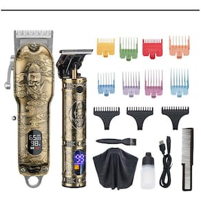 Conjunto de cabelo elétrico de alta potência com carregamento USB para uso doméstico