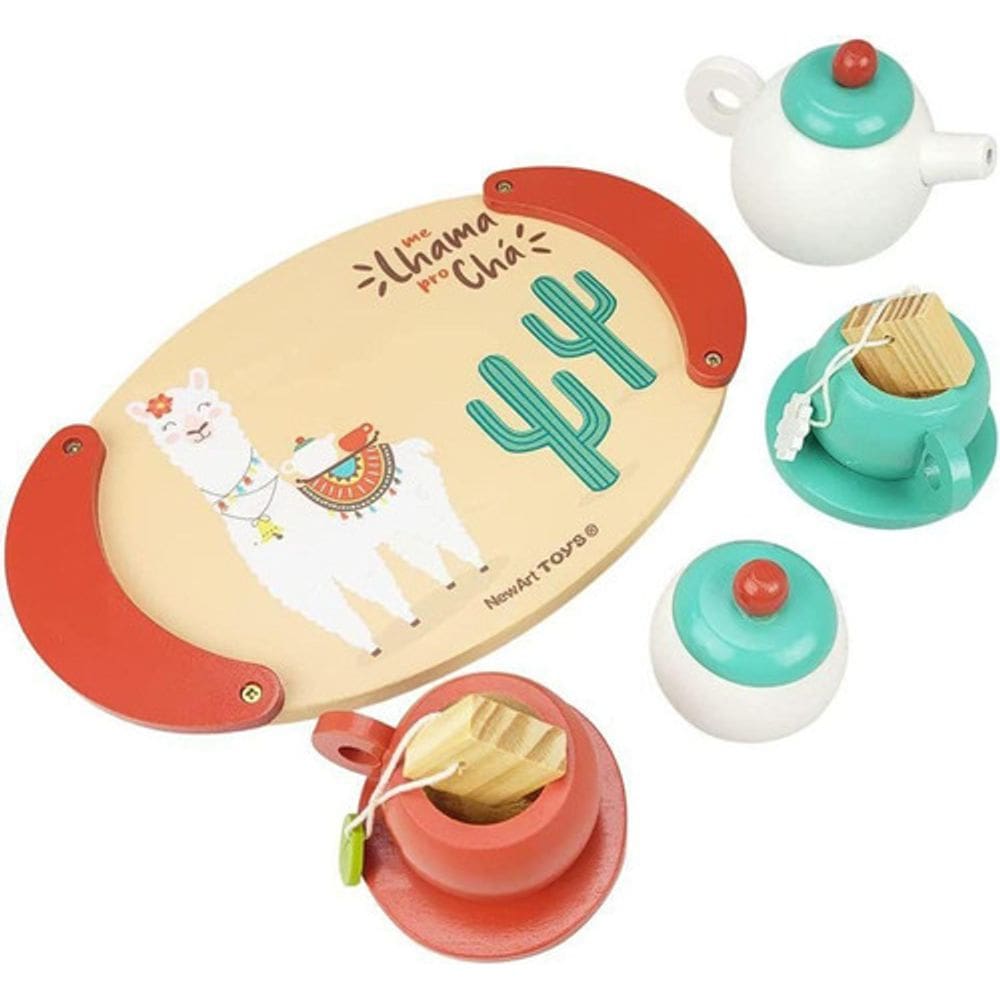 Kit Chá De Madeira Coleção Comidinhas Newart 11pçs 369 Kids