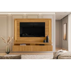 Painel Gaia para TV de até 75 polegadas - Cumaru - Madetec