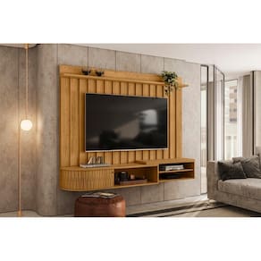 Rack suspensa Ímola Para TV até 75 Polegadas - Cumaru - Madetec