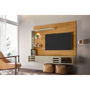 Painel Frizz Select para TV de até 50 polegadas - Cumaru / Opala - Madetec