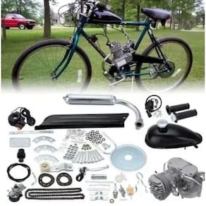 Motor Bicicleta Motorizada Gasolina 80Cc 2T Completo