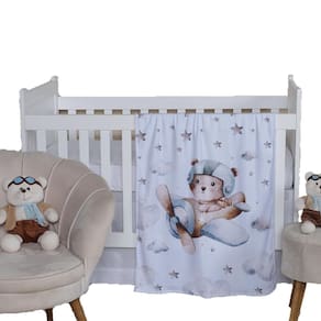 Mantinha Cobertor Bebê Estampado Soft Menina Menino