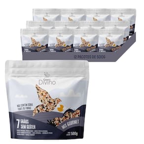 Arroz Grano Divino 7 Graos Mix Gourmet 500G  12 Pacotes