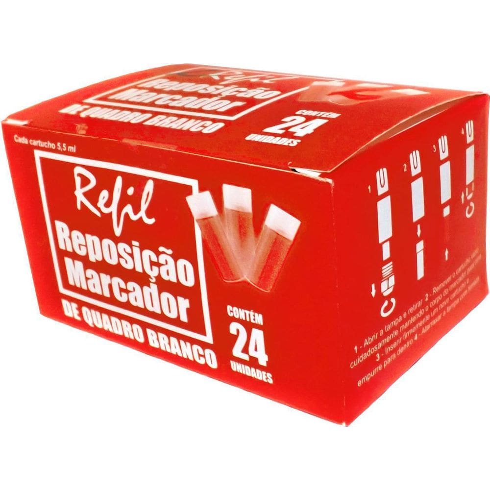 Recarga Para Pincel De Quadro Branco Pilot Board Master 24Un
