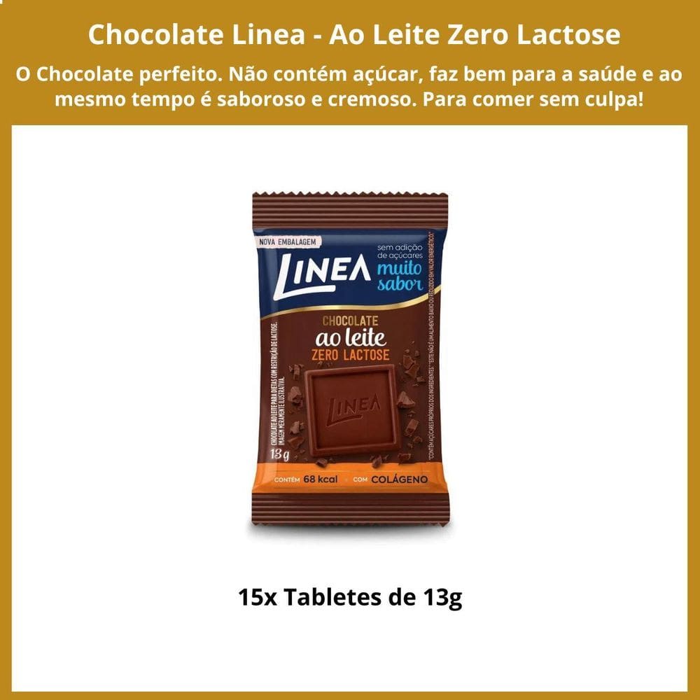 Chocolate Linea 15 De 13G Zero Açúcar Ao Leite Zero Lactose