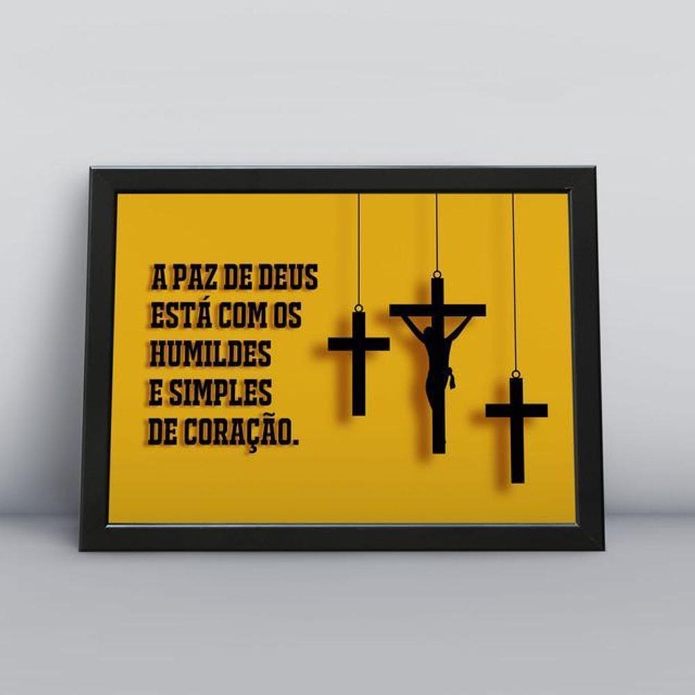 Quadros TAC Religião Cristã 068 - 20x30cm - MDF - Colorido