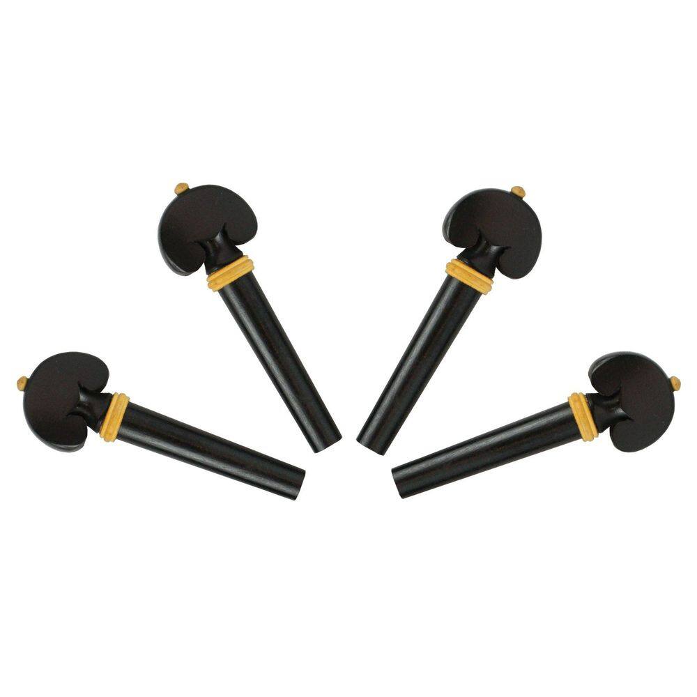 Cravelha Violino 4/4 Ébano Coração 7mm - Ajustável