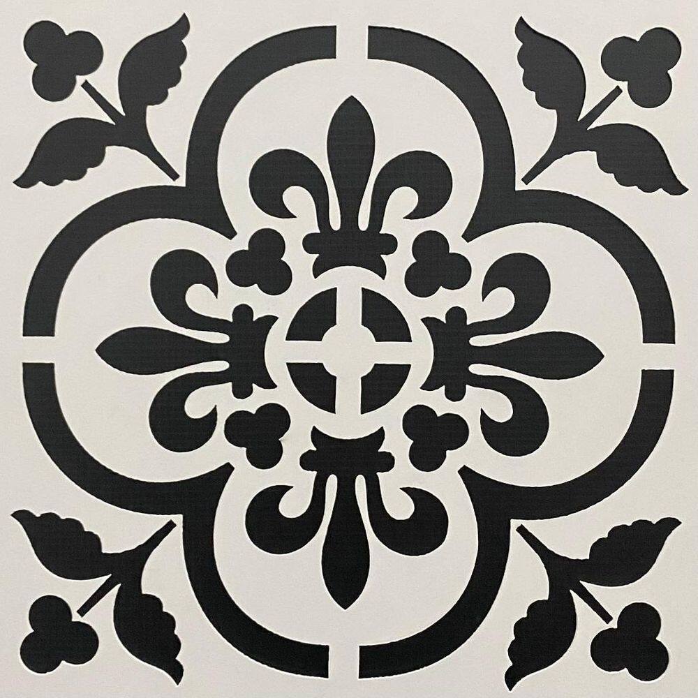 Stencil Gabarito Revestimento Parede Pintura 3D Facil