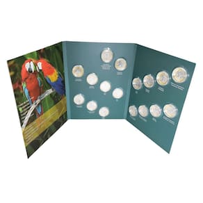 Álbum Para 17 Moedas Olímpicas Rio 2016 Com Acrílico