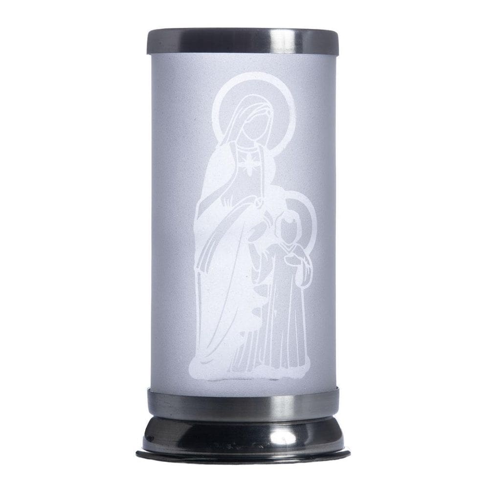 Cúpula Porta Vela Maria Passa Na Frente Vidro Jateado
