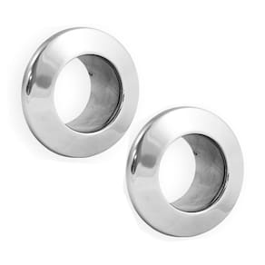 2 Máscaras em Inox Para Tubo Pvc Encaixe 60mm Mont Serrat